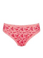 Εικόνα της Sloggi Tai Βαμβακερά Γυναικεία Slip 3Pack με Δαντέλα Ροζ 10197990-M003