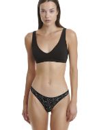 Εικόνα της Walk Γυναικεία String 2Pack Μαύρα W2013-61