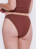 Εικόνα της 2Pack Sloggi Go Mini Εκάι/Καφέ Γυναικεία Slip.