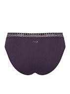 Εικόνα της Sloggi Go Ribbed H Tai Γυναικεία Slip 2Pack Μωβ 10213095-00LL