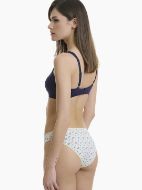 Εικόνα της 2Pack Walk Slip Bamboo Σιέλ/Εκρού Με Σχέδια.