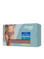 Εικόνα της Sloggi Βαμβακερά Γυναικεία Slip Midi 3Pack Κακάο 10222325-1141