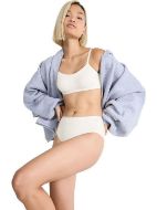 Εικόνα της Sloggi Βαμβακερά Γυναικεία Slip Midi 3Pack Λευκό 10222325-00GZ