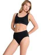 Εικόνα της Sloggi Βαμβακερά Γυναικεία Slip 3Pack Μαύρο 10222325-0004