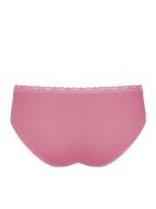 Εικόνα της Sloggi 24/7 Weekend Hipster Βαμβακερά Γυναικεία Slip 3Pack με Δαντέλα Pink/Yellow/Bordeaux 10198004-V002