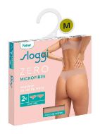 Εικόνα της 2 Pack Sloggi Zero Microfibre Hipstring Μπεζ Εσώρουχα Χωρίς Ραφές.