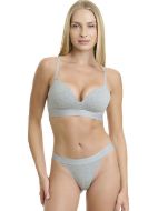 Εικόνα της Walk Βαμβακερό Γυναικείο Slip Γκρι W2051-1_49