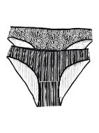 Εικόνα της 2 ΤΕΜΑΧΙΑ ΓΥΝΑΙΚΕΙΑ SLIP BAMBOO ΜΕ ΣΧΕΔΙΟ.