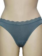 Εικόνα της Apple Boxer 0222300 Γυναικεία Slip 2Pack με Δαντέλα Bordeaux/Petrol