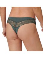 Εικόνα της Triumph Lovely Micro String με Δαντέλα σε Πράσινο χρώμα 10182554-1568