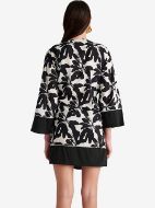 Εικόνα της Blu4u Ασπρόμαυρο Φόρεμα Με Μακρύ Μανίκι.