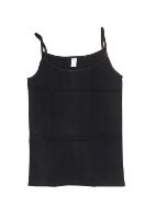 Εικόνα της Dreams μαύρο γυναικείο φανελάκι με ράντα.