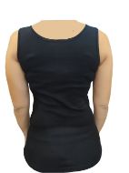 Εικόνα της Dreams μαύρο γυναικείο φανελάκι με ώμο.