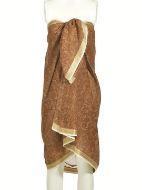 Εικόνα της BLE ΦΟΥΛΑΡΙ/ΠΑΡΕΟ ΚΑΦΕ ΜΕ ΧΡΥΣΗ ΜΠΟΡΝΤΟΥΡΑ 100X180 (100%COTTON) (ΚΩΔ.:  5-43-843-0033)