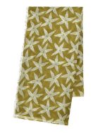 Εικόνα της BLE ΦΟΥΛΑΡΙ/ ΠΑΡΕΟ ΜΟΥΣΤΑΡΔΙ ΜΕ ΛΕΥΚΟΥΣ ΑΣΤΕΡΙΕΣ 100Χ180 (100% COTTON)