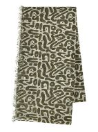 Εικόνα της BLE ΦΟΥΛΑΡΙ/ ΠΑΡΕΟ ΧΑΚΙ/ΛΕΥΚΟ 100Χ180 (100% COTTON). (ΚΩΔ.: 5-43-955-0048)