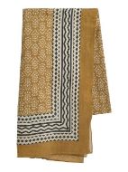 Εικόνα της BLE RESORT COLLECTION ΦΟΥΛΑΡΙ/ΠΑΡΕΟ ΜΟΥΣΤΑΡΔΙ/ΜΑΥΡΟ 100X180 (100%COTTON).