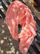 Εικόνα της Ble Resort Collection Ροζ Εμπριμέ Φουλάρι/Παρεό 180Χ100 (100%COTTON) 5-43-304-0215