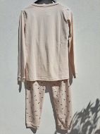 Εικόνα της Noidinotte Εκρού Βαμβακερή Γυναικεία Πιτζάμα.