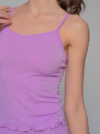 Εικόνα της Milena by Paris Γυναικείο Σετ με Σορτς Λιλά 004202-Λιλά