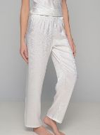 Εικόνα της Νυφική Πυζάμα Σατέν Ζακάρ Ιβουάρ Λευκό Γυναικείο Milenabyparis