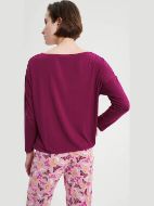 Εικόνα της Vamp Χειμερινό Γυναικείο Σετ Πιτζάμας Κόκκινο 19003