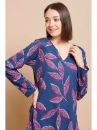 Εικόνα της Jeannette Lingerie Χειμερινό Γυναικείο Σετ Πιτζάμας Μπλε 7736