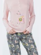Εικόνα της MEI Χειμερινό Γυναικείο Σετ Πιτζάμας 802445-24-Multicolor