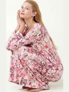 Εικόνα της Vamp Καλοκαιρινό Γυναικείο Νυχτικό Ροζ 21044