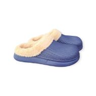 Εικόνα της Noidinotte Μπλε Ανδρικές Παντόφλες Με Μπεζ Επένδυση.