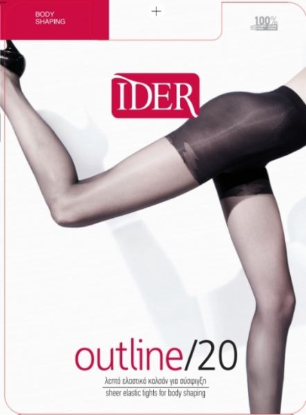 Εικόνα της IDER Γυναικείο Καλσόν 20 Den Σύσφιξης Μελί 1257