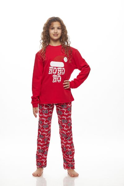 Εικόνα της Galaxy Παιδική Πιτζάμα Βαμβακερή Κόκκινο 202-25