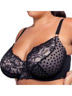 Εικόνα της Dorina Demi Yasmine Μαύρο Σουτιέν Με Δαντέλα & Μπανέλες FXTT0073LA100-BK0004