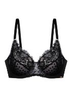 Εικόνα της Dorina Demi Yasmine Μαύρο Σουτιέν Με Δαντέλα & Μπανέλες FXTT0073LA100-BK0004