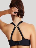 Εικόνα της Panache Μαύρο αθλητικό σουτιέν με μπανέλα και ελαφριά επένδυση.