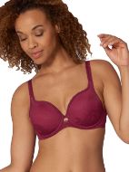 Εικόνα της Triumph Sensation Μπορντό Σουτιέν με μπανέλα & Ελαφριά Επένδυση.