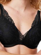 Εικόνα της Triumph Μαύρο Body Make-Up Illusion Lace WP  Σουτιέν με Μπανέλες 10219710-0004
