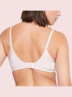 Εικόνα της Bestform nude/ροζ σουτιέν χωρίς μπανέλα, με ελαφριά επένδυση.