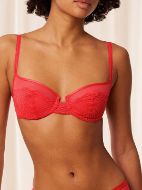 Εικόνα της Triumph Delightful Spotlight W Κόκκινο Σουτιέν Με Δαντέλα & Μπανέλες.
