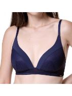 Εικόνα της Dorina Marley Μπλε σουτιέν χωρίς μπανέλα, με ελαφριά επένδυση.