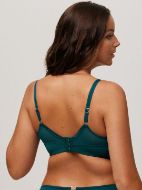 Εικόνα της Ysabel Mora πράσινο σκούρο σουτιέν με μπανέλα, χωρίς επένδυση.