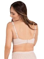 Εικόνα της Μπεζ ελαστικό σουτιέν εγκυμοσύνης. Χωρίς μπανέλα, χωρίς επένδυση. Ανατομικές, ρυθμιζόμενες ράντες.