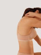 Εικόνα της Ysabel Mora Μπεζ  Σουτιέν χωρίς Ενίσχυση με Μπανέλες 10115
