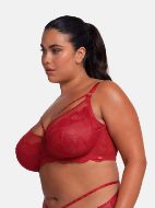 Εικόνα της Dorina Κόκκινο Σουτιέν Με Μπανέλες & Δαντέλα.
