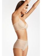 Εικόνα της Gisela 1/0372 Μπεζ Σουτιέν Push Up με Μπανέλες