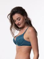 Εικόνα της 2Pack Dorina Kelsea Push Up Plunge 3/4 Cup, With Wire Blue/Pink.