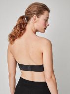 Εικόνα της Gisela Μαύρο Strapless Σουτιέν Με Μπανέλες & Ελαφριά Επένδυση.