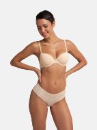 Εικόνα της 2Pack Dorina Lorena Bra Μπορντό/Μπεζ Με Μπανέλες & Ελαφριά Επένδυση.