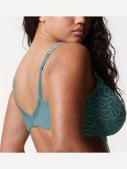 Εικόνα της Bestform σμαραγδί σουτίεν με δαντέλα & μπανέλα.