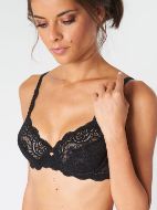 Εικόνα της Triumph Amourette 300 Μαύρο Σουτιέν Με Μπανέλα, Χωρίς Ενίσχυση.